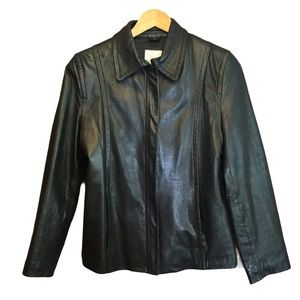 Anne Klein Black Leather Jacket